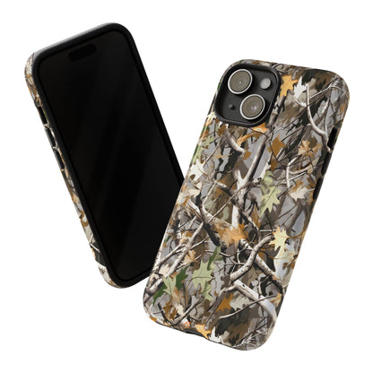 Camouflage Tree Hunting Tough Phone Case