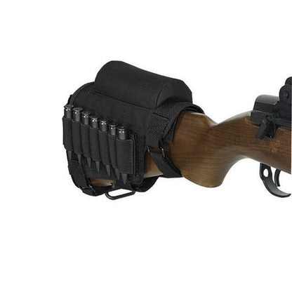Portable Adjustable Tactical Buttstock Shell Holder