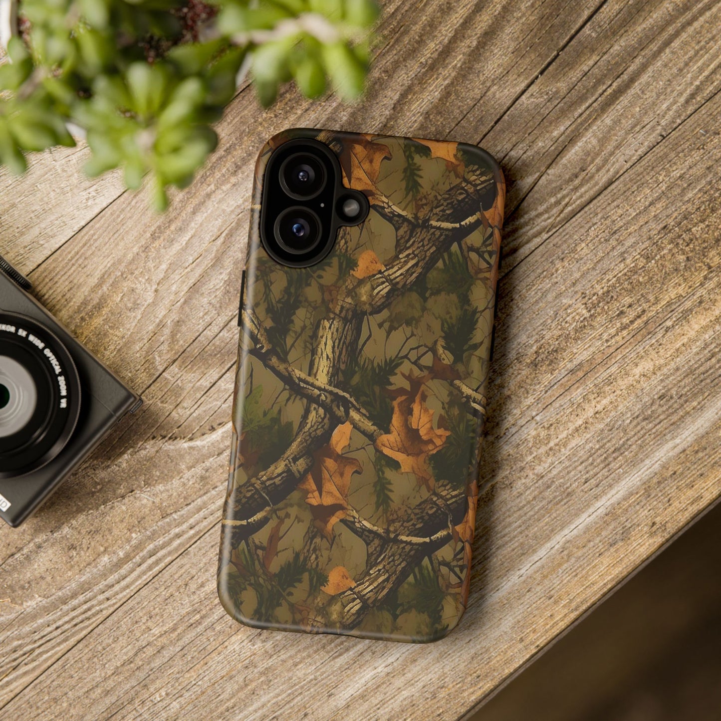 TREE CAMO HUNTING TOUGH PHONE CASE