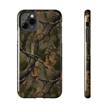 Camouflage Tree Pattern Tough Phone Case