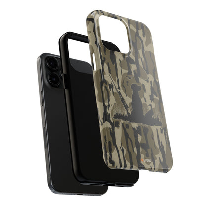 VINTAGE DUCK HUNTING CAMO TOUGH PHONE CASE – DOG HUNTER GIFT