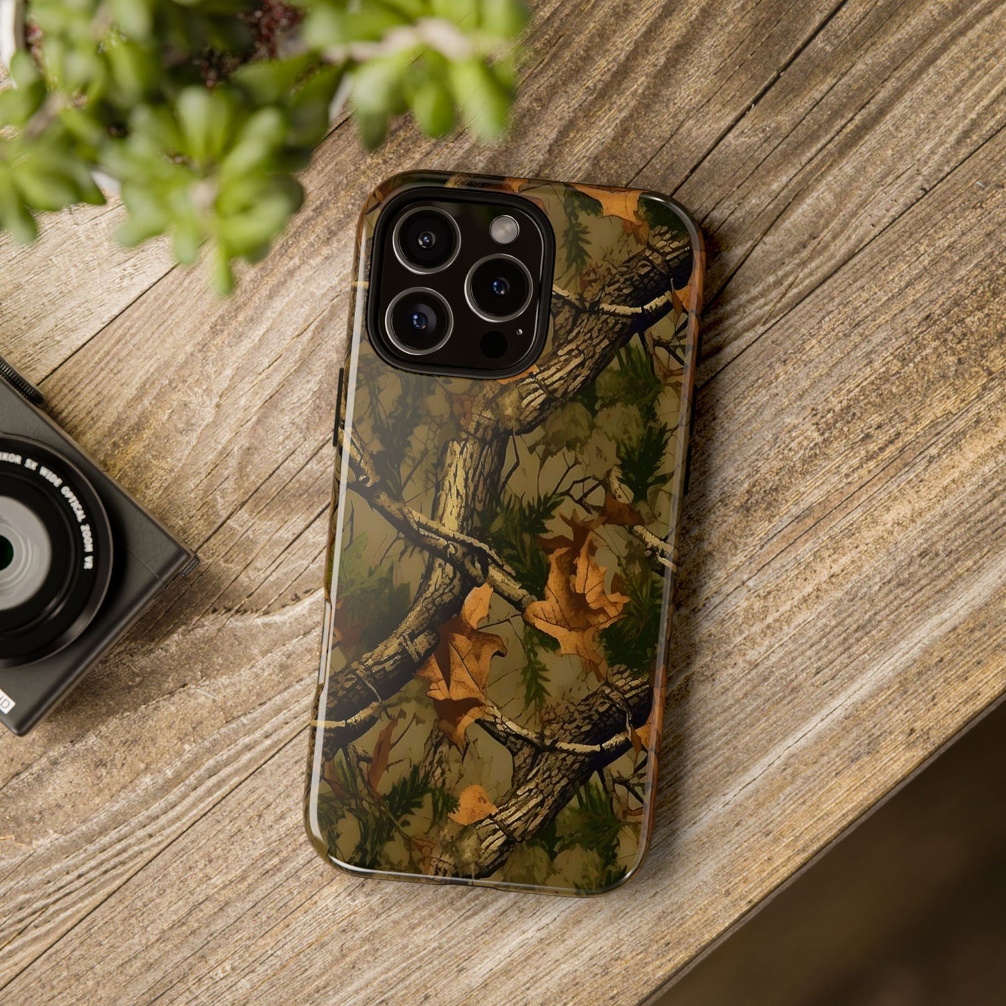 TREE CAMO HUNTING TOUGH PHONE CASE