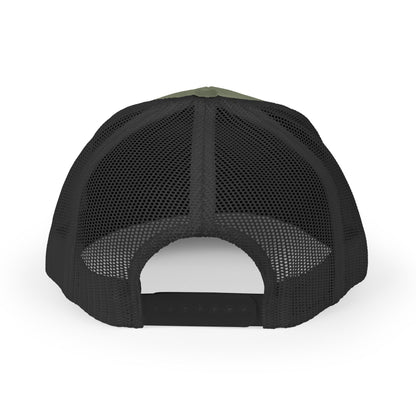 Mountain Trout Flat Brim Trucker Cap