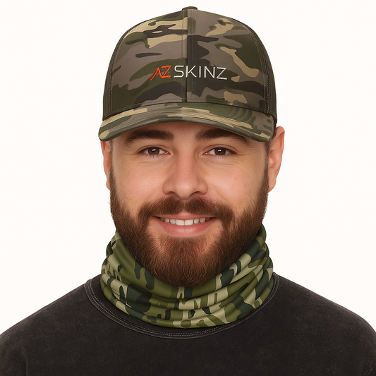 Camouflage Embroidered Trucker Hat
