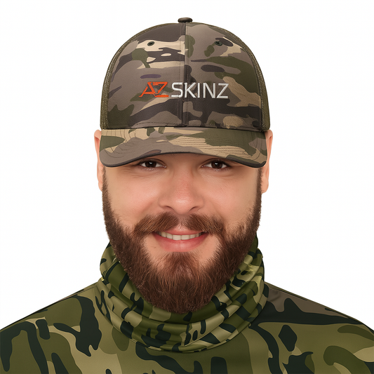 Camo Neck Gaiter Lightweight Face Mask